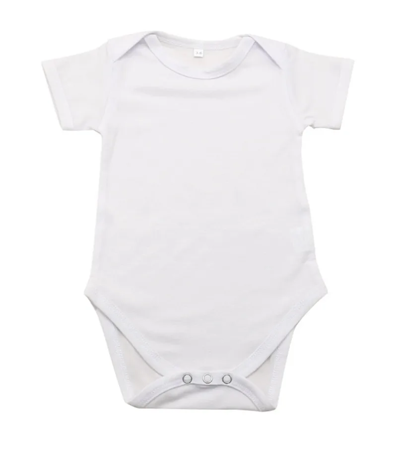 5pcs/lot Sublimation Blank Baby Climb White Clothes Tshirt Heat Press