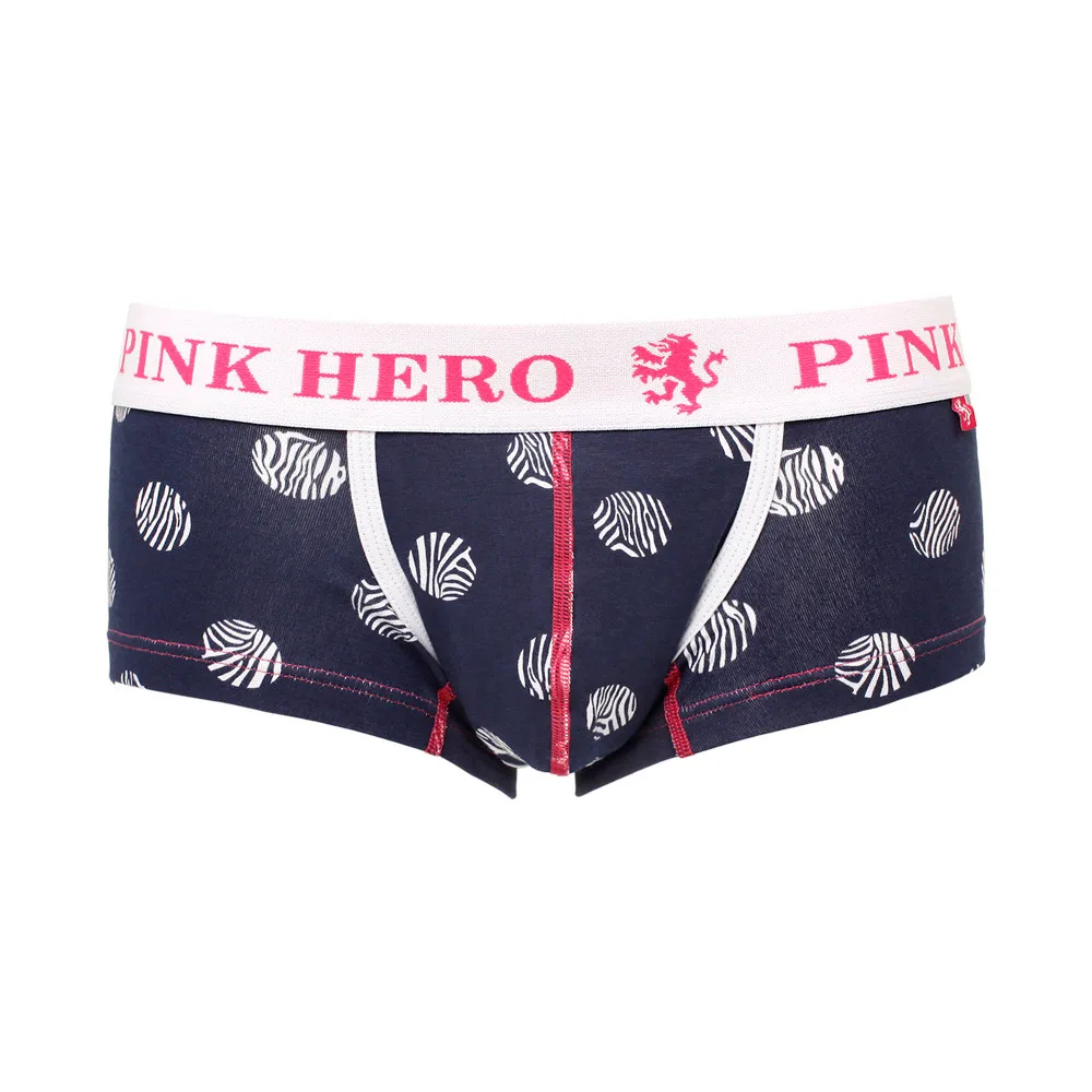 Pink Heroes Горячая Мужское нижнее белье; трусы-боксеры; пикантные в полоску из хлопка, мужские боксеры нижнее бельё дешевые фирменные трусы-боксеры трусы cuecas