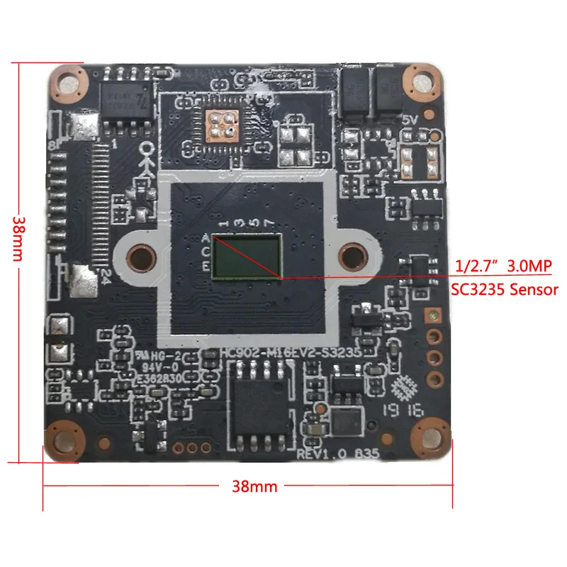 3MP 4XAuto-focus модуль ip-камеры Hisilicon 3516EV200 SC3235 модуль IPC для использования PTZ камеры