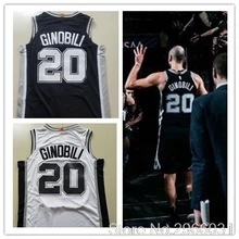 new Free shipping A+ quality Mens San Antonio#20 Manu Ginobili retirement jersey Women youth kids girls Adult