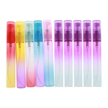 

24pcs Glass Colorful Empty Spray Bottle Makeup Containers Perfume Dispenser Gradient Bottle for Travel Home