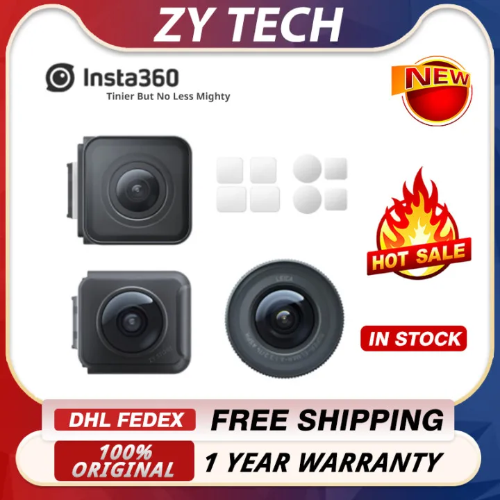 Оригинальная Спортивная камера Insta360 ONE R 4k с двумя объективами мод 360 1 дюйм мовый