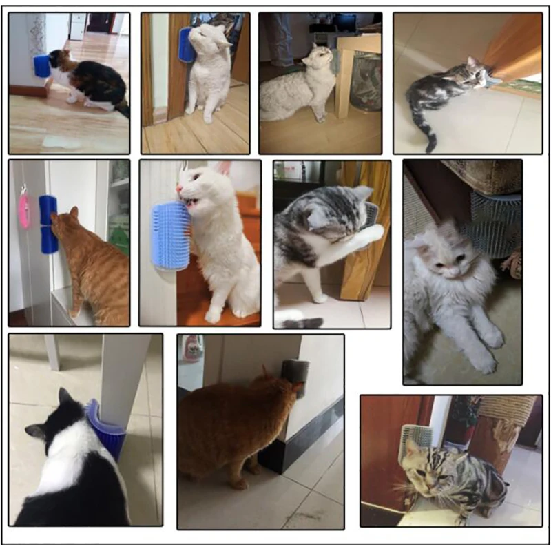 Cat Self Groomer Hair Removal Comb For Pet Cat Grooming Tool Brush for Dog Cat Hair Shedding Trimming Massage Device With Catnip Cat Self Groomer Hair Removal Comb For Pet Cat Grooming Tool Brush for Dog Cat Hair Shedding Trimming Massage Device With Catnip