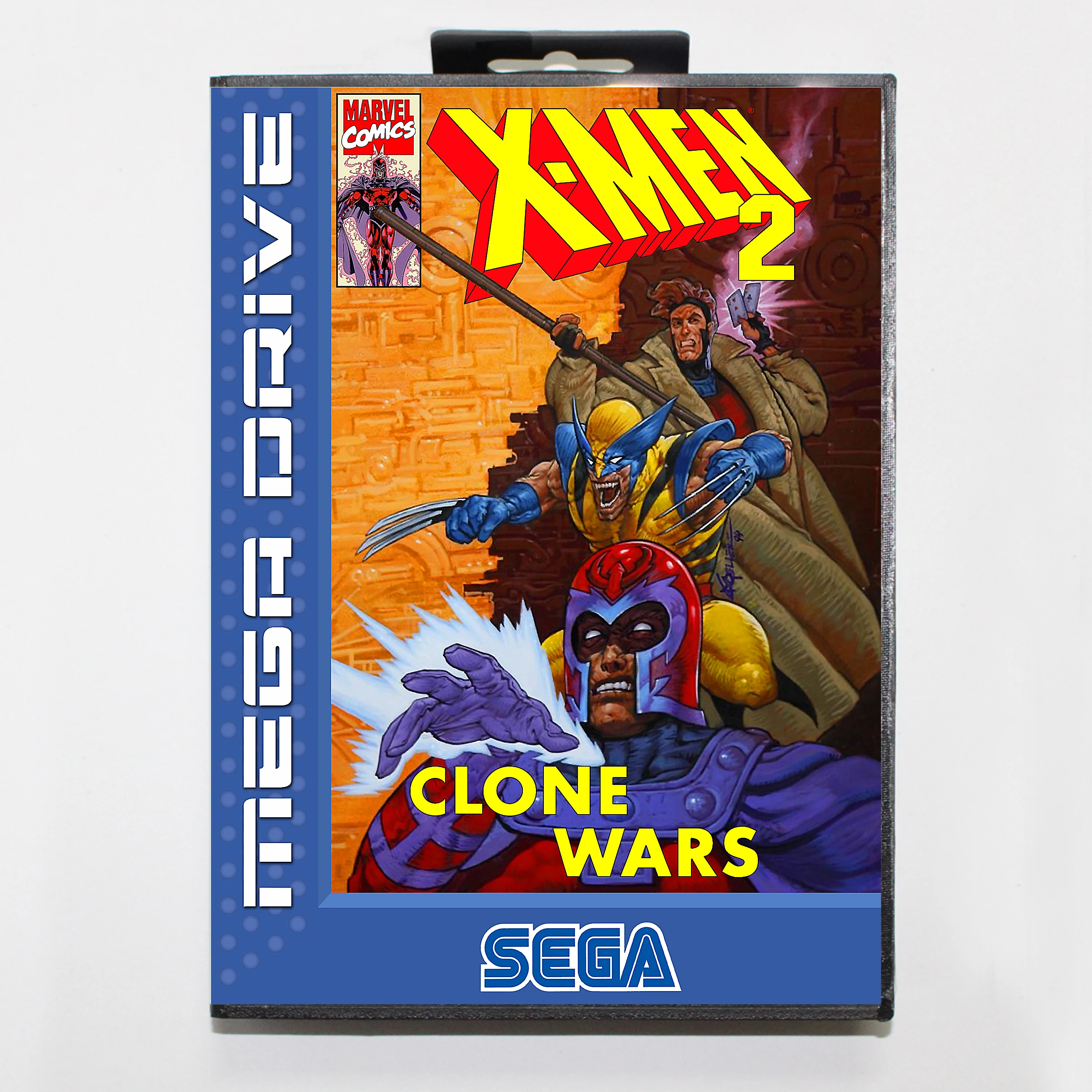 X-men 2 Clone Wars 16bit MD игровая карта для sega Mega Drive/Genesis с розничной коробкой