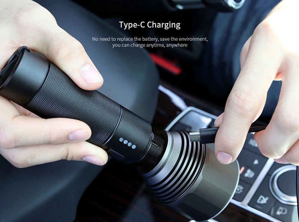Фонарик Xiaomi Nextool аккумуляторный, 380 лм, 5 режимов, IPX7 | AliExpress