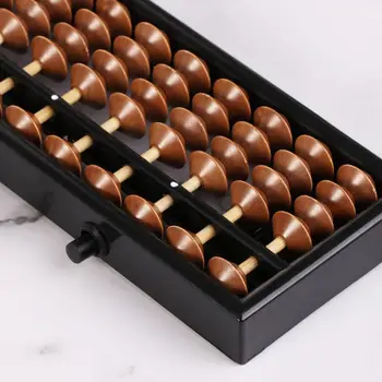 휴대용 중국어 23 자리 열 주판 산수 Soroban 계산 어린이를위한 수학 학습 도구 HCCY