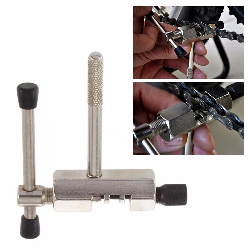 

Cycling Bike Chain Stainless Steel Breaker Remover Pin Splitter Device Bicycle Rivet Extractor Cutter Removal Repair Tool