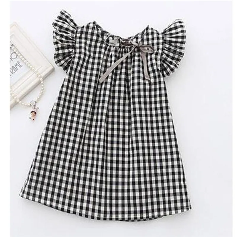 gingham baby dress