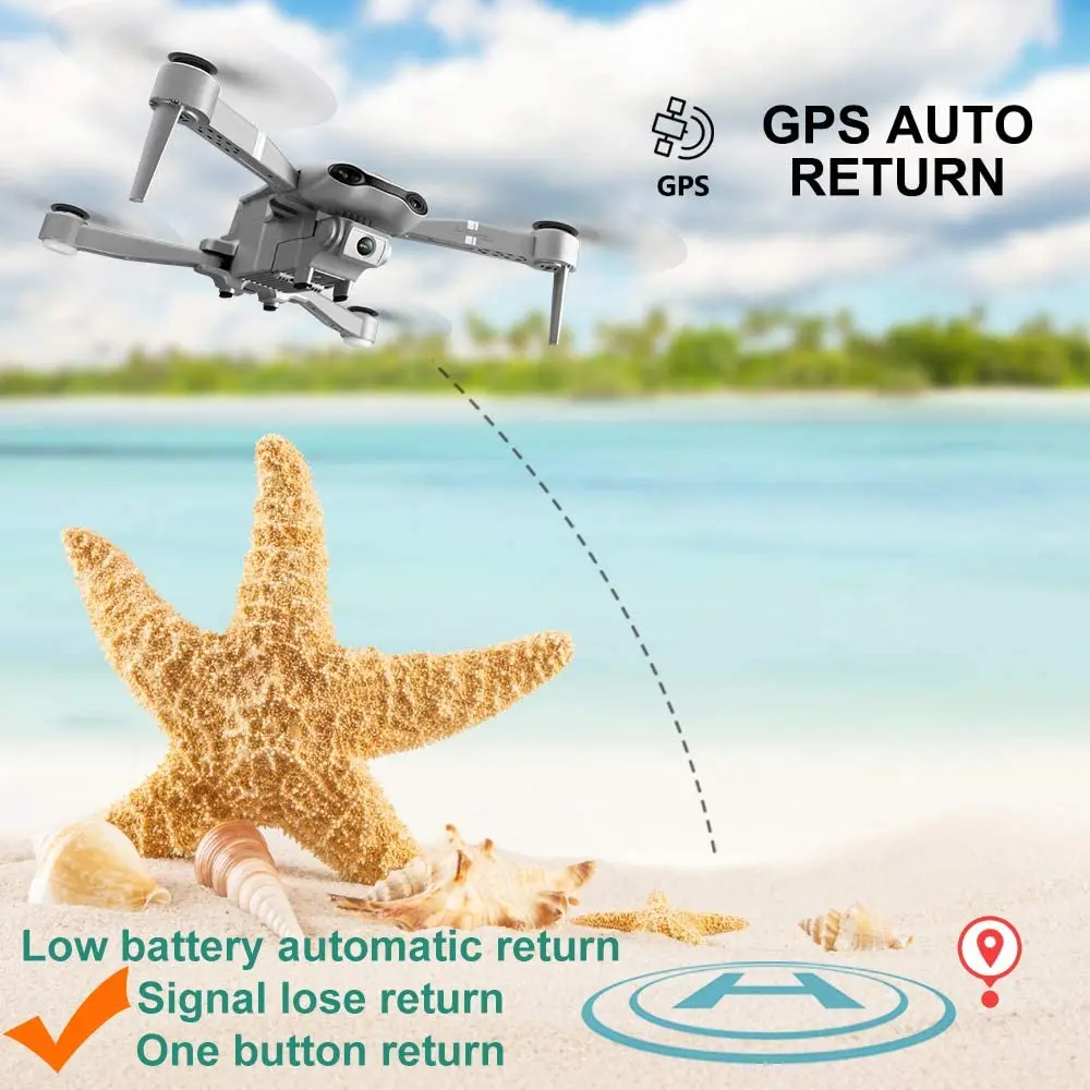 F3 Дрон GPS 4K 5G Wi Fi Видео FPV Квадрокоптер полет 25 минут дистанция rc 500 м