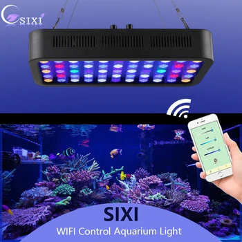 

LEDs Aquarium lighting 165W Aquatic Plant Light WiFi Controlled Dimming Aquarium Light Coral light Fish bowl lamp For Fish Tanks