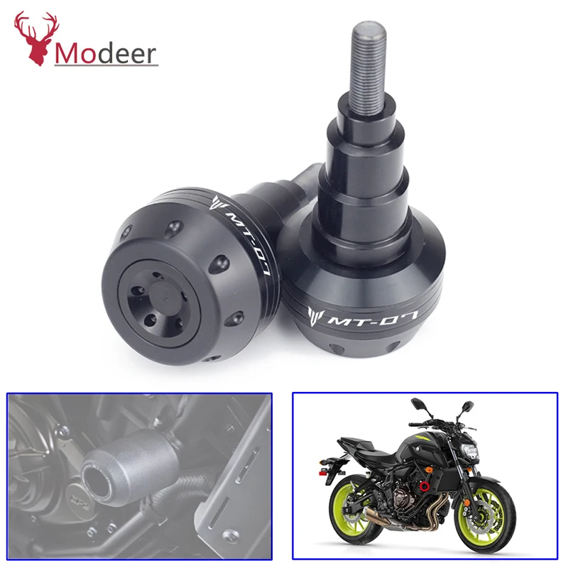 Левый и правый MT FZ 07 Мотоцикл с ЧПУ алюминиевая рама для корпуса ползунки защита