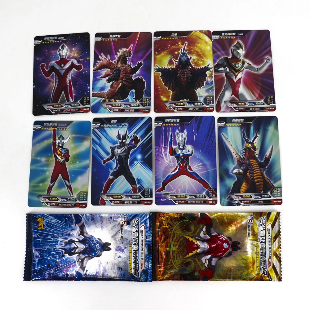 Горячие Altman высокое качество Ultraman блестящие карты 8 120 240 флэш карты Kaiju коллекция настольные игры игрушки для детей