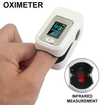 

Portable Finger Pulse Oximeter Blood Oxygen Saturation Meter Health Monitor Blood Pressure Meter Blood Oximeter