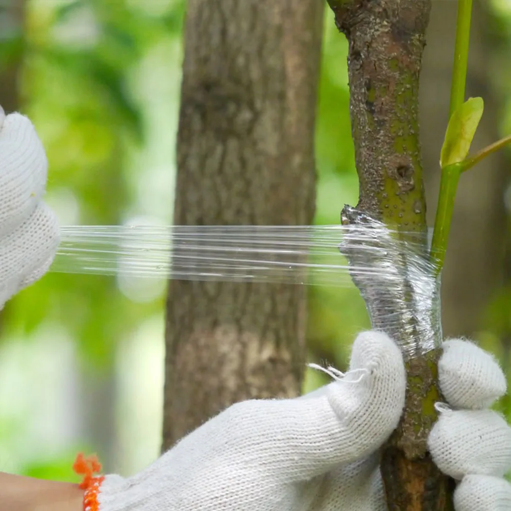 Новая самоклеящаяся лента для садового фруктового дерева, лента для прививки, прозрачная стретч-пленка