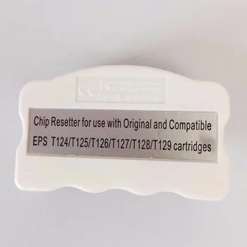 

Professional Printer Parts Battery Operated Maintenance Ink Box Refill Practical Reusable Chip Resetter For Epson T128 T129