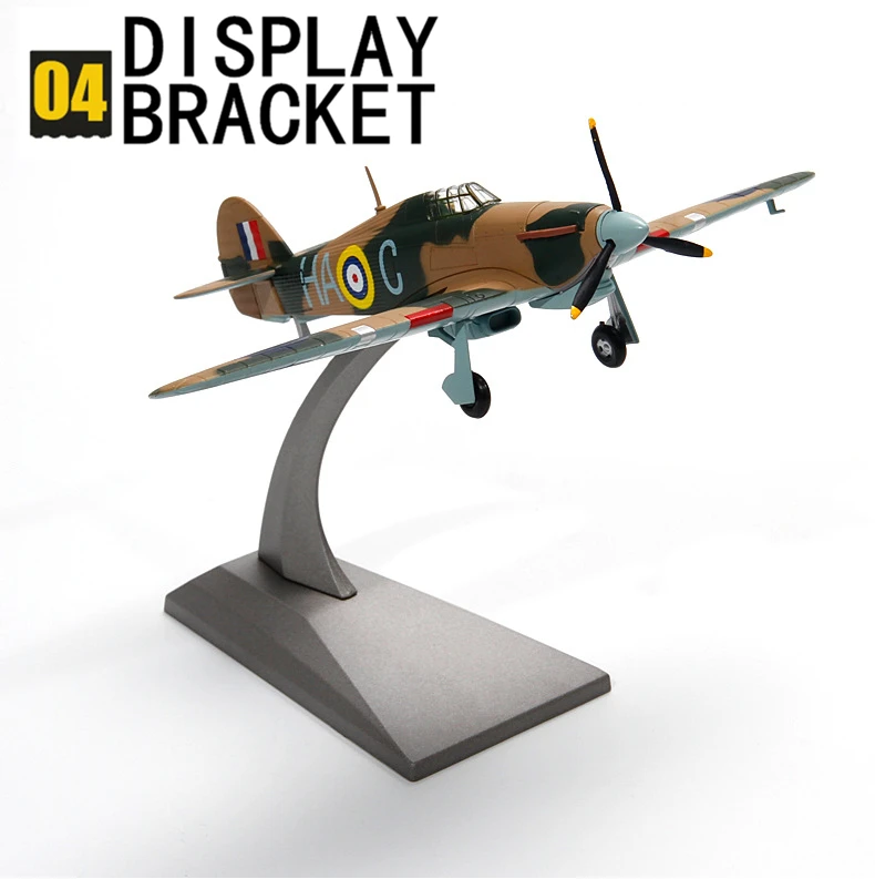 Terebo 1: 72 Hurricane fighers Вторая мировая война модель самолета Моделирование украшения военные продукты коллекция подарок