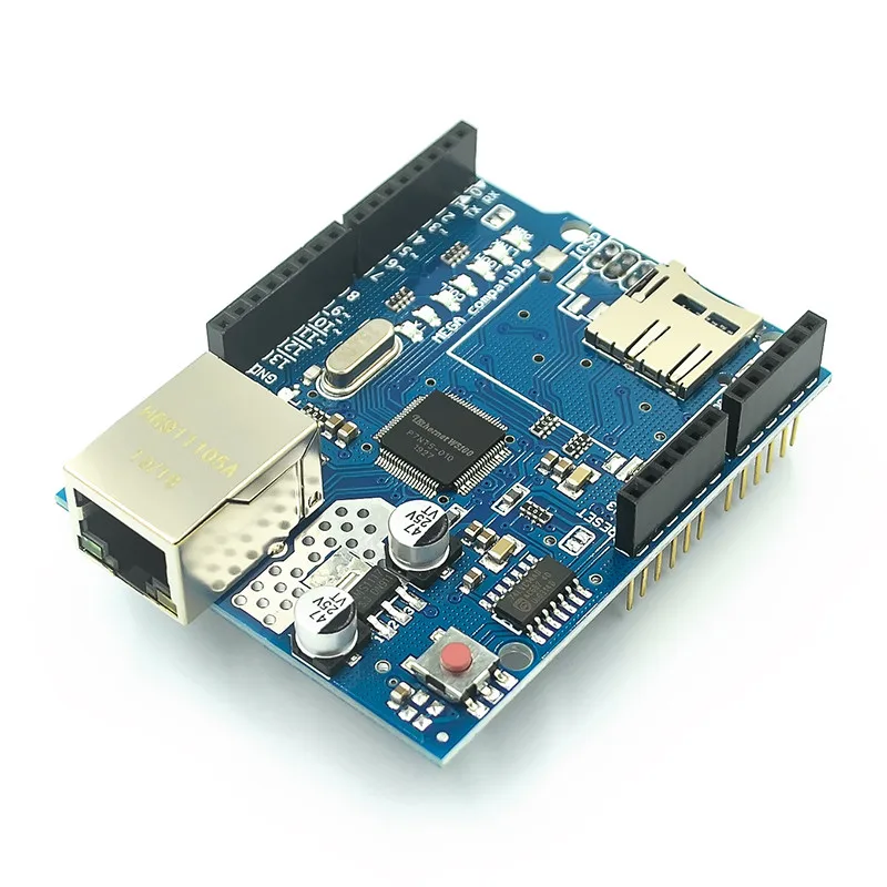 Shield Ethernet W5100 R3 UNO Mega 2560 1280 328 UNR Development board for arduino | Электронные компоненты и