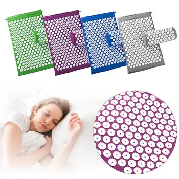 

Back Massager Acupuncture Massage Cushion Yoga Mat Pads Pillow Massage Acupoint Relaxing Body Pain Spike Relaxation Yoga Mat