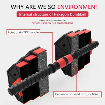 1 Pair Adjustable Dumbbell Weight Set 6