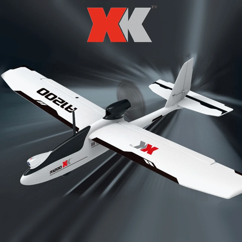 

Weili XK A1200 Large Remote Control Gliding 3D6G Stunt Brushless Airplane 5.8G Image Transmission Drone for Aerial Photography