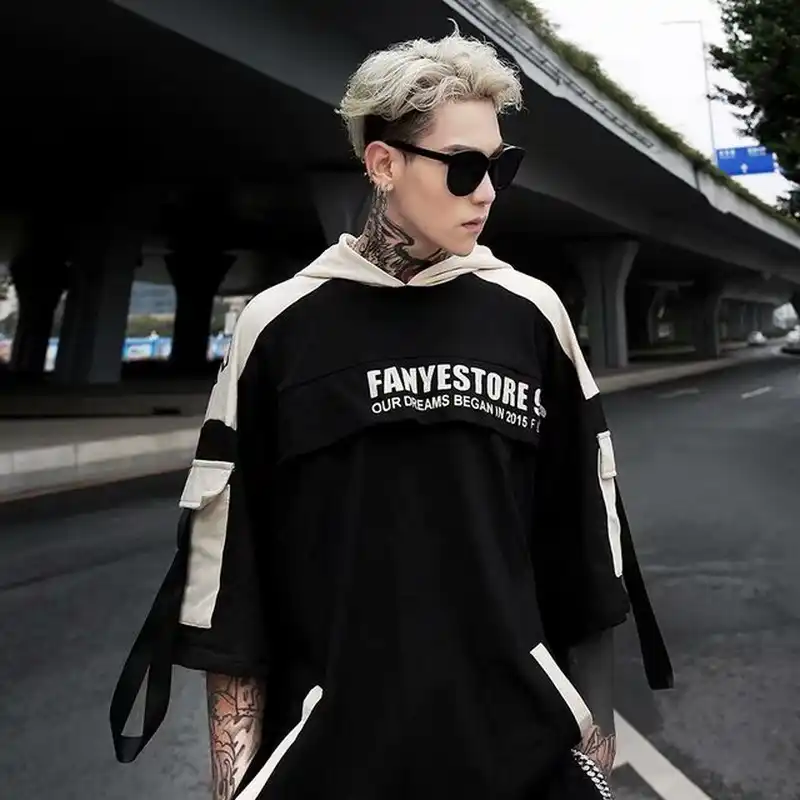 2020 Estate Maniche Corte Harajuku Corea Moda Streetwear Di Un Pezzo Hip Hop Punk Rock Uomo T Shirt Top Tee Tshirt Vestiti Magliette Aliexpress