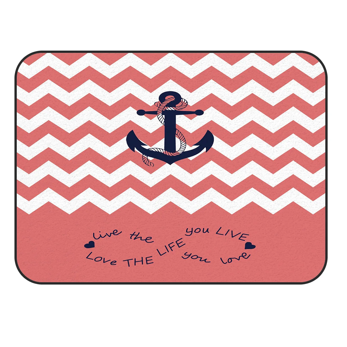 CHARMHOME Мягкий Коврик Противоскользящий коврик рябь Якорь ЛЮБОВЬ Бесконечность розовая дорожка для гостиной коврик для спальни домашние декоративные предметы
