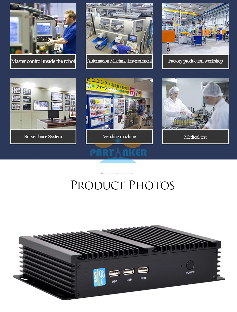 Industrial Mini PC with Intel I7 10510U, Windows 10, 2 DDR4, M.2 NVMe+Msata+2.5''SATA, 4K HTPC, Nettop HDMI VGA WiFi Description Image.This Product Can Be Found With The Tag Names Barebone Mini PC, Computer Office, Mini pc computer