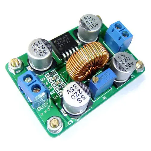 

DC-DC Adjustable LM2587 Boost Regulator Step-up Power Converter Power Supply Module Board with High Power Terminal for Solar Pan