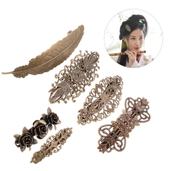 

6pcs Vintage Delicate Hair Pin Headdress Hair Clip Women Girls