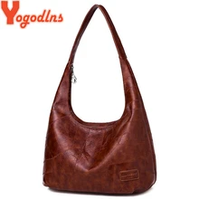 Yogodlns ใหม่ Dumpling Hobos กระเป๋าสำหรับสุภาพสตรีกระเป๋าสะพายไหล่กระเป๋าแฟชั่นผู้หญิงกระเป๋าถือขนาดใ...(China)