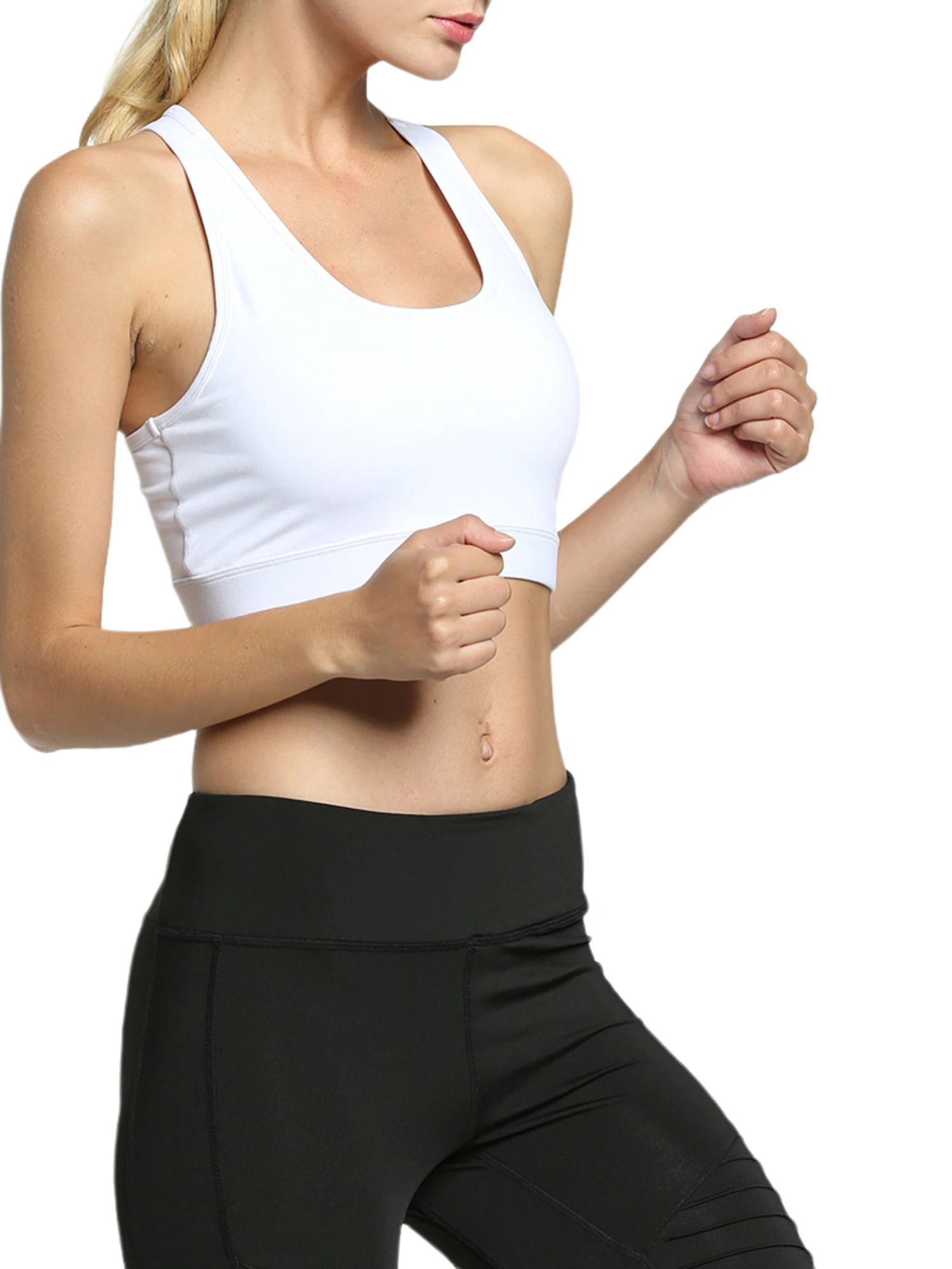 

Female Sports Underwear Women s Solid Color Athletic Undergarment Back Portable Mobile Phone Pocket Sports Underwear