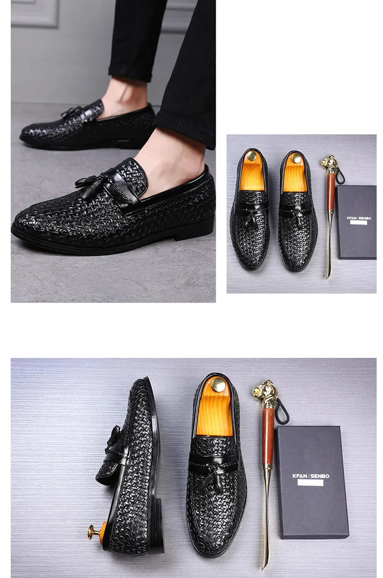 Lo Stilista - Luxury Italian Style Tassel Leather Loafers For Men ...