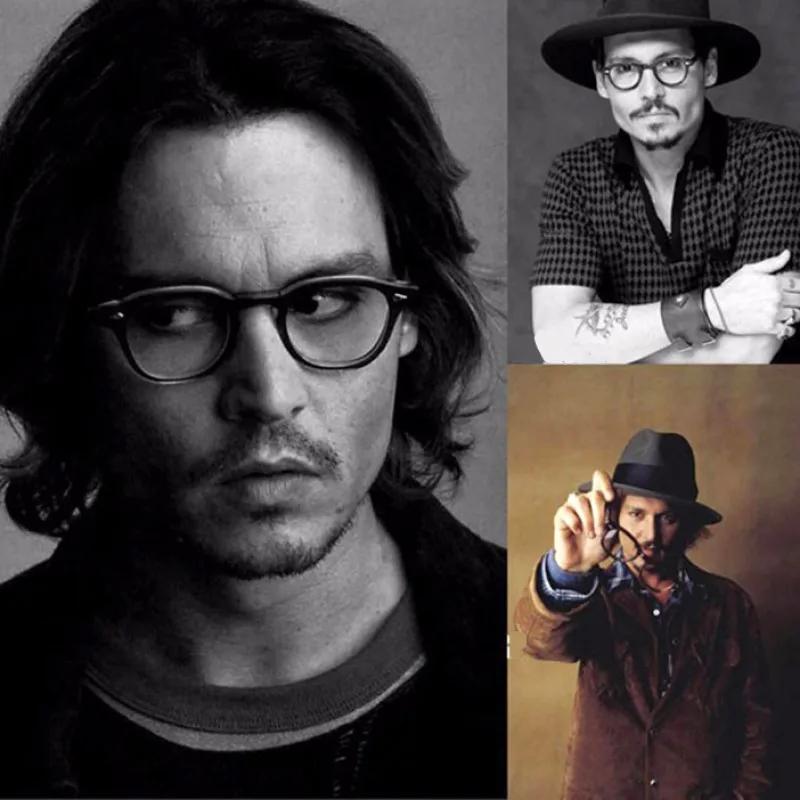 Johnny Depp Eyeglasses Men Spectacle Frame Lemtosh Style