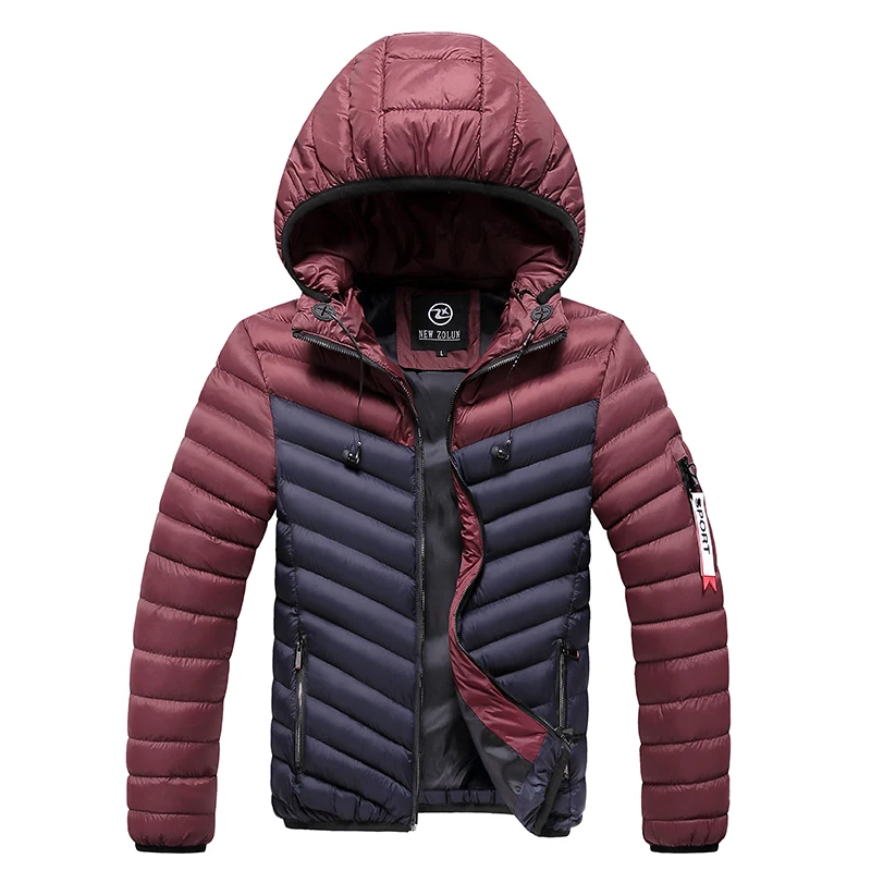 Зимние мужские куртки, пальто из хлопка, толстая Мужская теплая верхняя одежда с капюшоном, пальто, брендовая одежда, спортивная одежда на молнии, Мужское пальто, ветровка