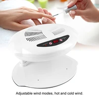 Hot & Cold Air Nail Dryer Manicure Cleaner Warm Cool Blower Nail Polish Drying Fan 400W Smart Sensor Salon Nail Art Equipment 2