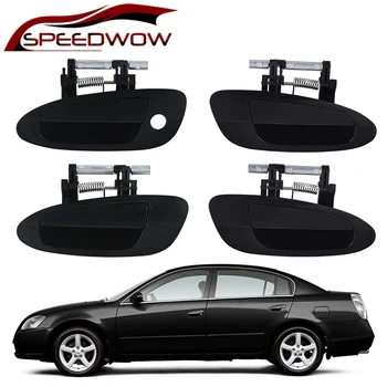 

SPEEDWOW 4PCS/set Outside Door Handle Protective Handle Covers Kit For 2002-2006 Nissan Altima SE ,2002-2006 Nissan Altima Base
