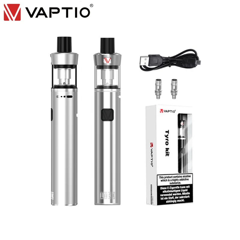 Подарочный 5pc Core! Vaptio TYRO Kit Vape pen 25 Вт Встроенный 1500 мАч мод Топ боковая Заправка 2 мл
