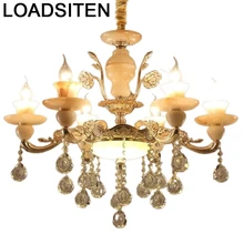 

Pendant Light Candiles Modernos Crystal Deco Cuisine Luminaria Luminaire Suspendu Lampara Colgante Lampen Modern Hanging Lamp