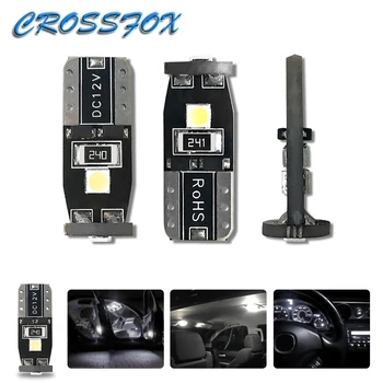 

2Pcs T10 W5W LED Bulbs Canbus Car Clearance Lights Reading Lamp Auto Dome Door Bulb Accessories White Car Interior Lights
