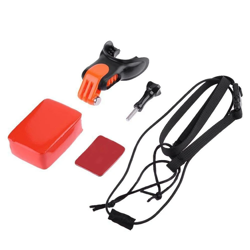 BESTTeeth подтяжки держатель рот крепление с плавающий для GoPro Hero SJCAM сёрфинга Дайвинг Лыжная камера аксессуары