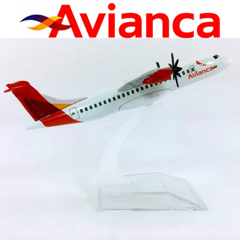 Фигурки и Миниатюрные модели самолета из металлического сплава Air Avianca ATR 600 Airlines