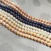 Real Natural Freshwater Pearl Beads Round Spacer Punch Exquisite Loose Bead For Jewelry Making DIY Necklace Bracelet Accessories 3