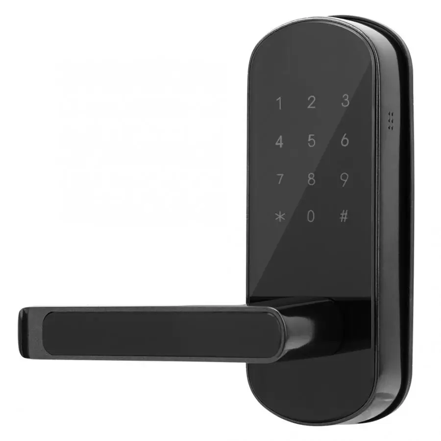 Дверная ручка электронный Смарт Bluetooth приложение карта пароль дверной замок цифровой сенсорной клавиатурой