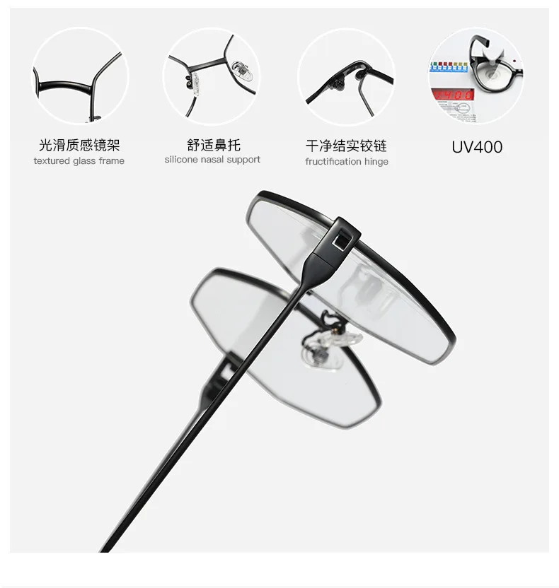 Polygon Progressive multifocal Sunglasses Transition Photochromic Reading Glasses for Men Hyperopia Presbyopia Glasses FML