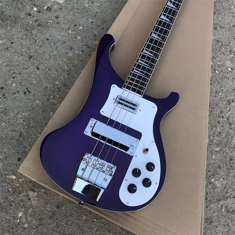 Rick 4003 Ricken 4 шеи серые струны доставляются бесплатно через бас гитара фиолетовый