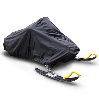 

145inch Trailerable Waterproof Outdoor Ski Snowmobile Sled Cover Full Storage Black Snowmobile Cover 368*130*121cm