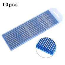 TIG сварочные вольфрамовые стержневые электроды 2% Lanthanated 3/32 ”X 6” синий WL20 10PK