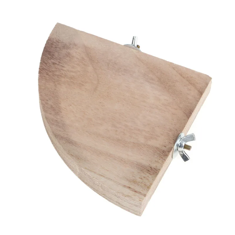 Soporte de plataforma de madera para loros y mascotas, perchas de hámster de juguete para jaula de pájaros, nuevo