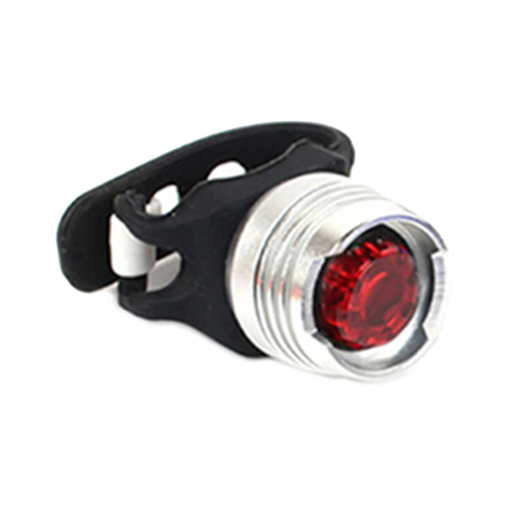 Cheap Bike Bicycle Cycling Front Rear Tail Helmet Red Flash Lights 3 Modes Safety Warning Lamp Waterproof Cycling Safety Light 4