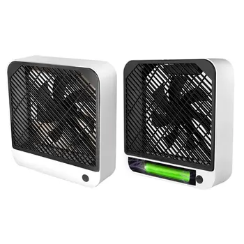 

Ultra-quiet Mini Portable USB Rechargeable Desktop Fan 2 Speed Air Conditioner